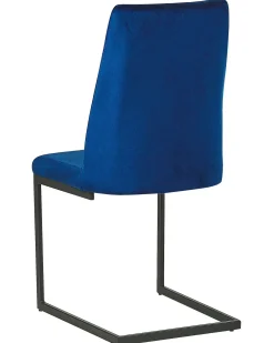 Set di 2 sedie da pranzo LAVONIA Velluto Blu marino