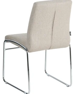 Set di 2 sedie da pranzo LECCO Tessuto Beige