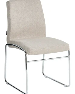 Set di 2 sedie da pranzo LECCO Tessuto Beige