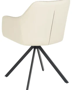 Set di 2 sedie da pranzo LITHIA Tessuto Tortora