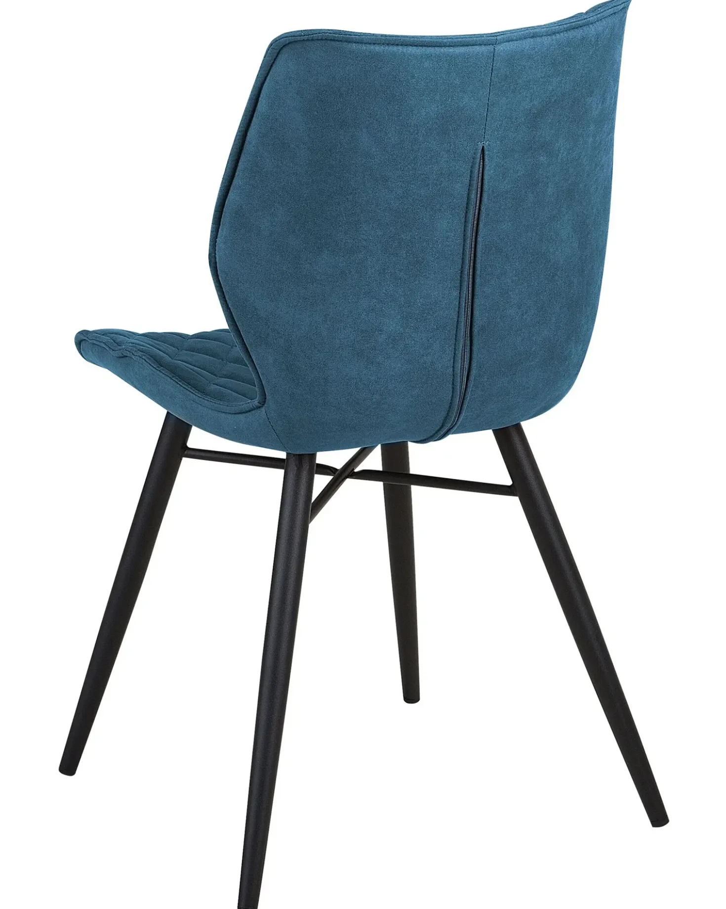 Set di 2 sedie da pranzo LISLE Tessuto Blu oltremare