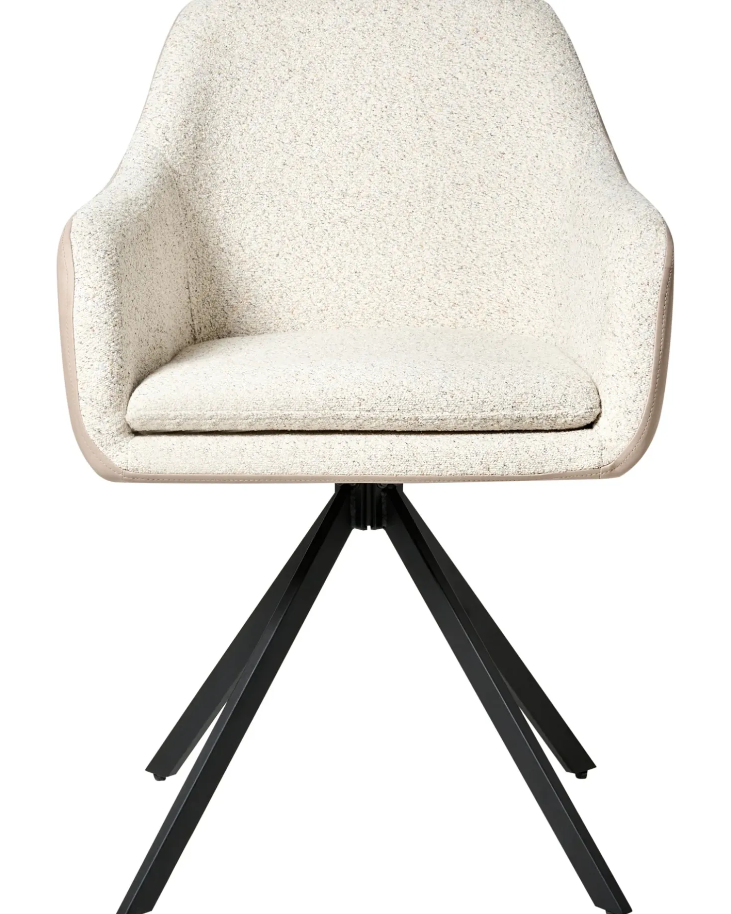 Set di 2 sedie da pranzo LITHIA Bouclé Beige chiaro