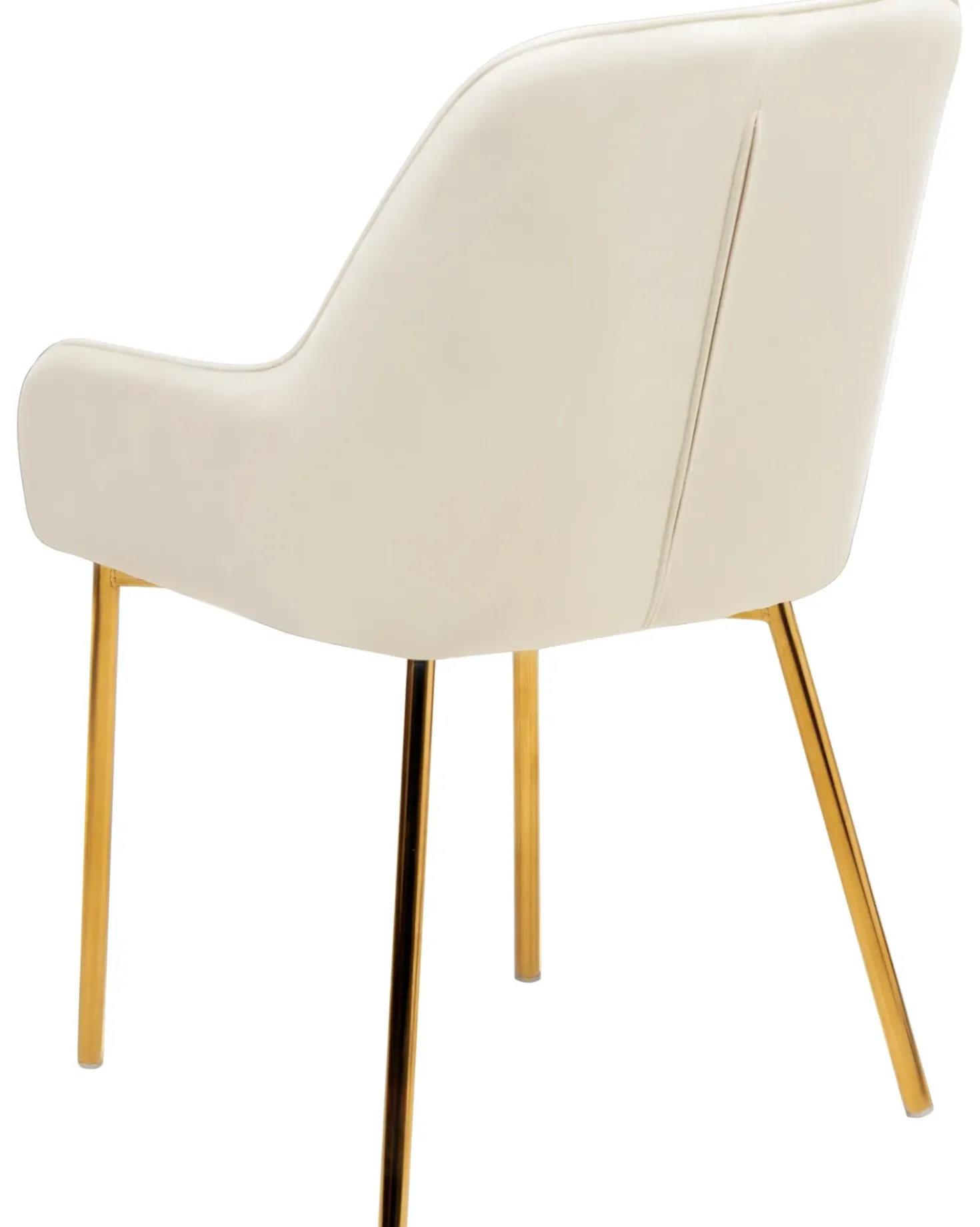 Set di 2 sedie da pranzo LOVERNA Velluto Bianco sporco