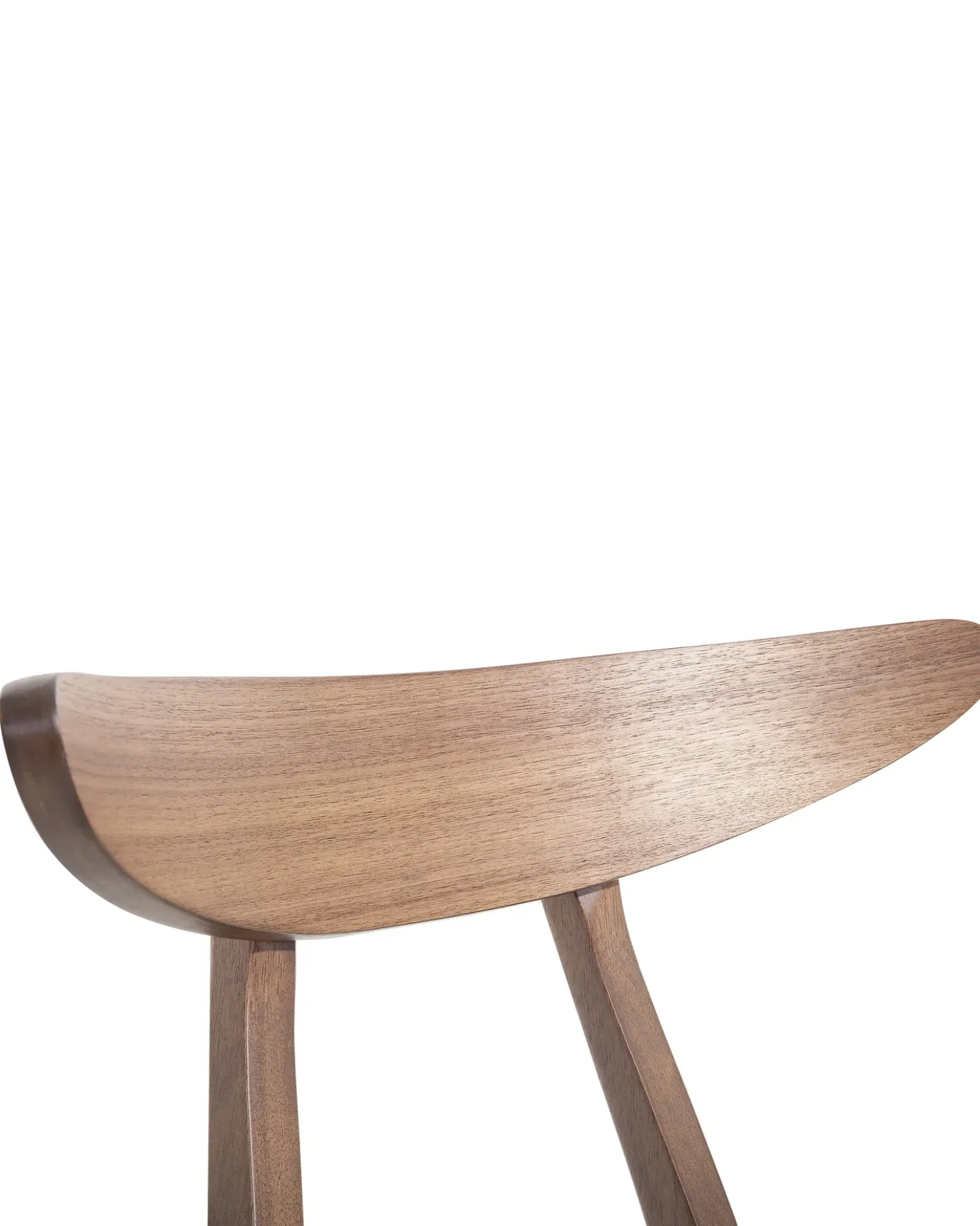 Set di 2 sedie da pranzo LYNN Legno Marrone scuro/Bianco