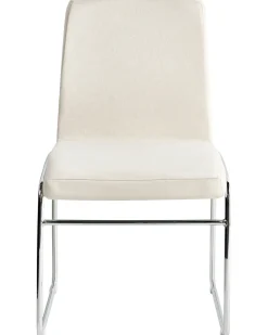 Set di 2 sedie da pranzo LECCO Tessuto Beige chiaro
