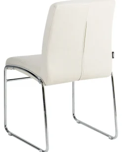Set di 2 sedie da pranzo LECCO Tessuto Beige chiaro