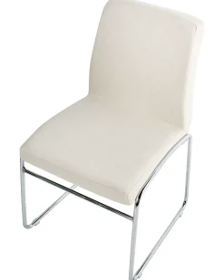 Set di 2 sedie da pranzo LECCO Tessuto Beige chiaro
