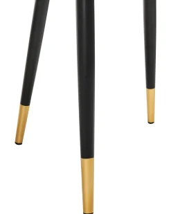 Set di 2 sedie da pranzo MAGALIA Velluto Nero