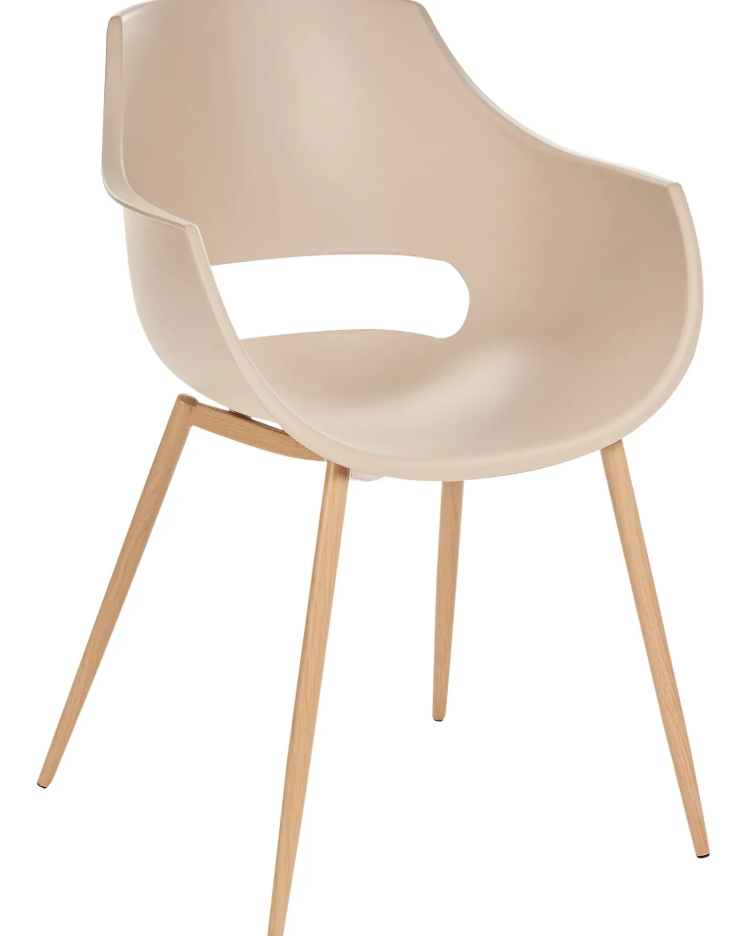 Set di 4 sedie da pranzo MILLERS Beige