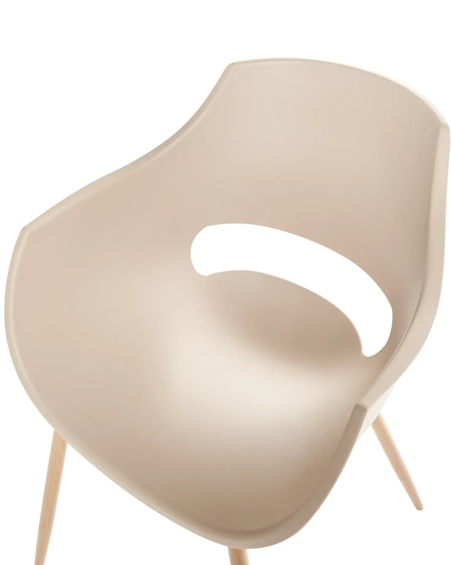 Set di 4 sedie da pranzo MILLERS Beige