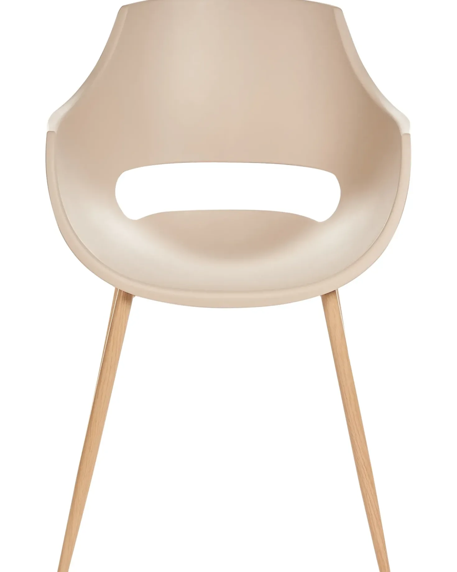 Set di 4 sedie da pranzo MILLERS Beige