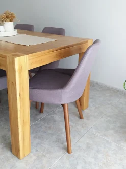 Set di 2 sedie da pranzo MELFORT Tessuto Tortora