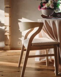 Set di 2 sedie da pranzo MAROA Legno Beige chiaro
