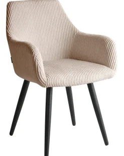 Set di 2 sedie da pranzo MORI Velluto a coste Beige