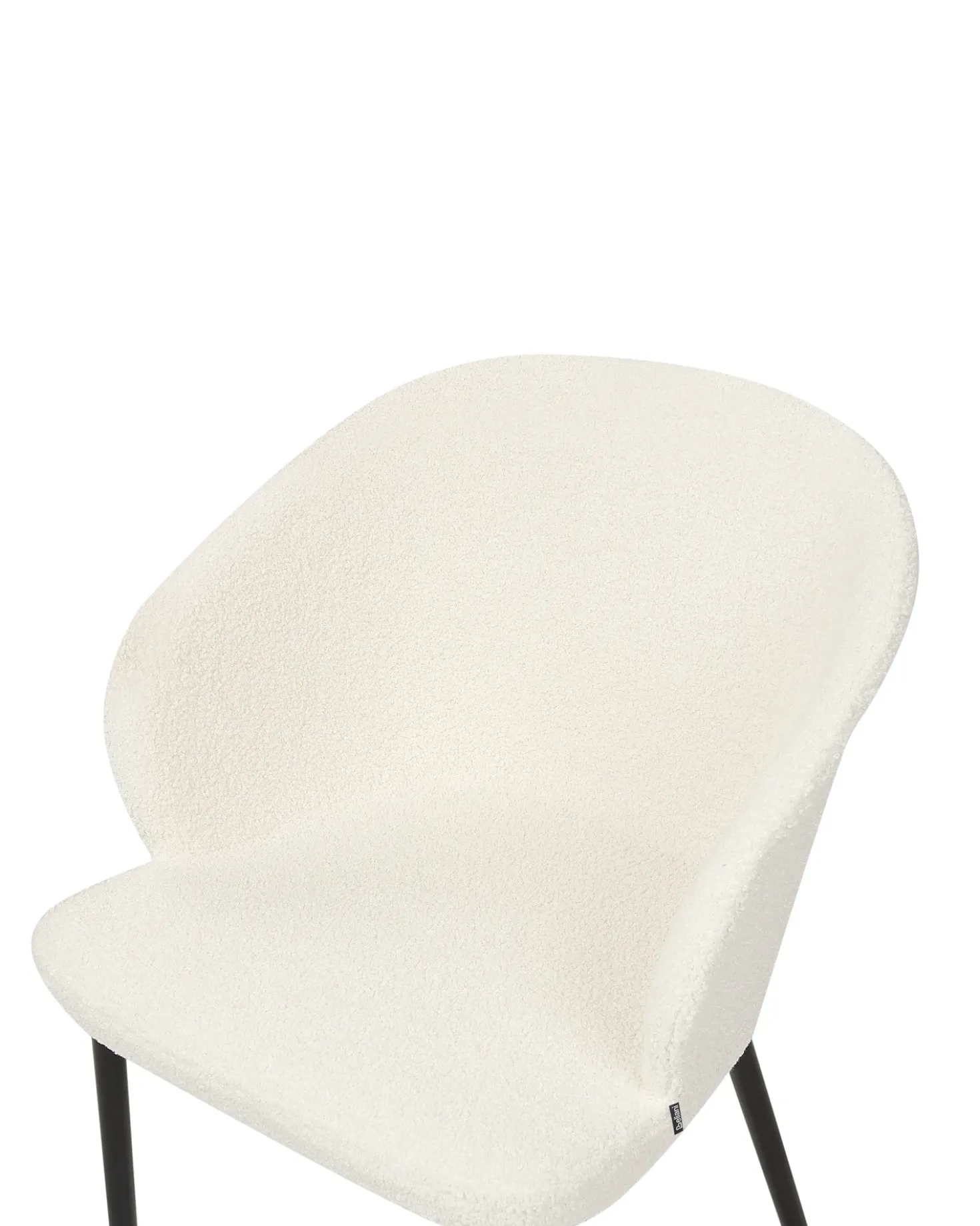 Set di 2 sedie da pranzo MASON Bouclé Bianco sporco