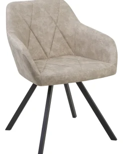 Set di 2 sedie da pranzo MONEE Tessuto Beige