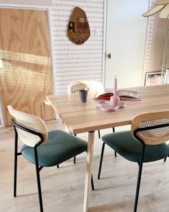 Set di 2 sedie da pranzo MAYETTA Metallo Verde scuro