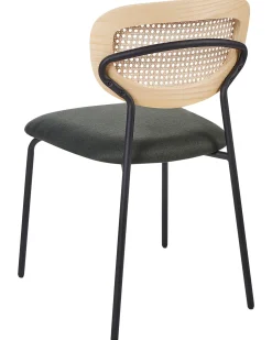 Set di 2 sedie da pranzo MAYETTA Metallo Verde scuro