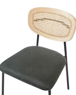 Set di 2 sedie da pranzo MAYETTA Metallo Verde scuro