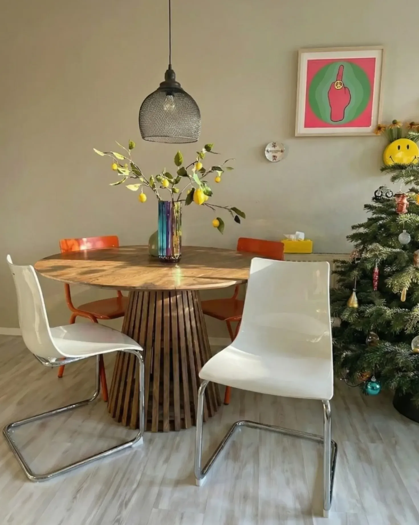 Set di 2 sedie da pranzo MARSHALL Bianco sporco