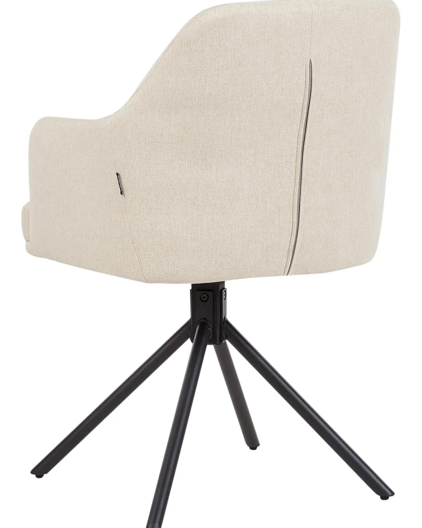 Set di 2 sedie da pranzo MIRA Tessuto Beige