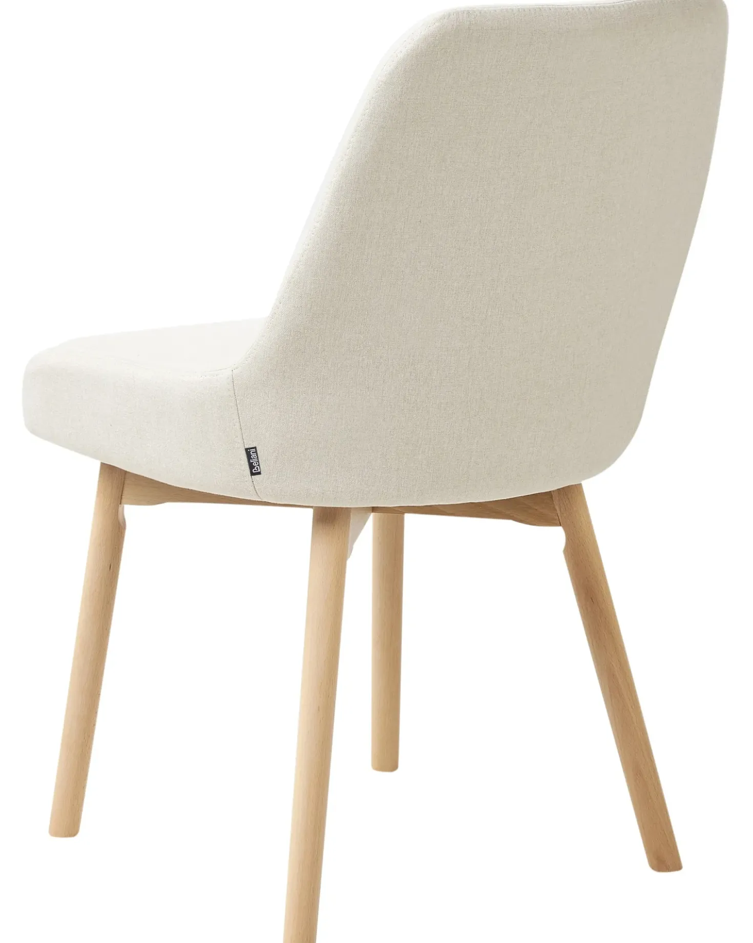Set di 2 sedie da pranzo MELFORT Tessuto Bianco sporco
