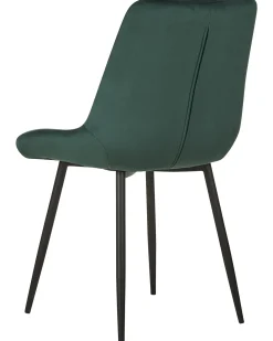 Set di 2 sedie da pranzo MELROSE Velluto Verde scuro