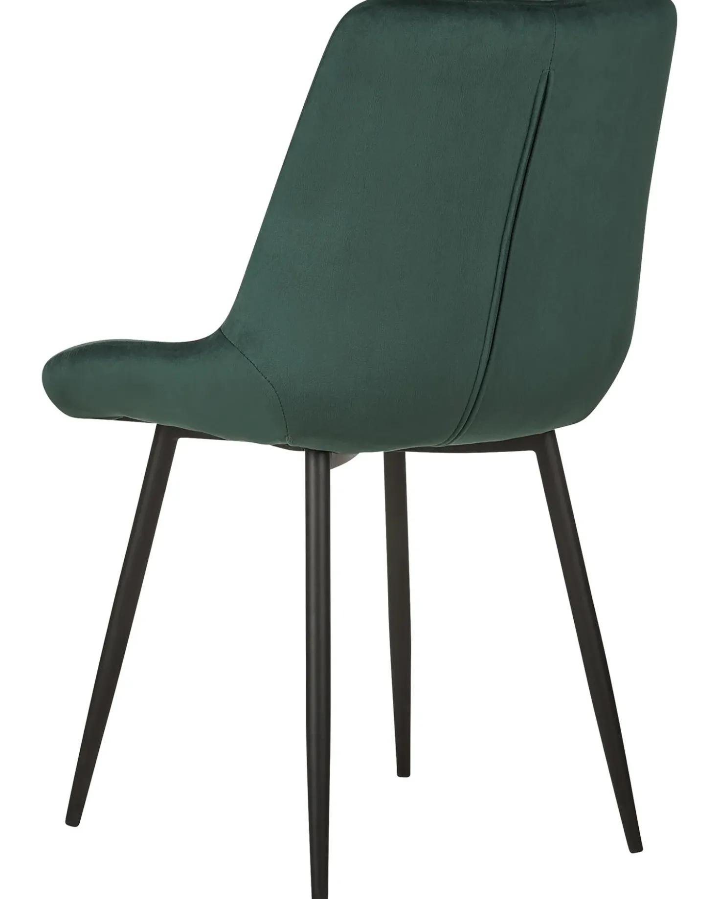 Set di 2 sedie da pranzo MELROSE Velluto Verde scuro