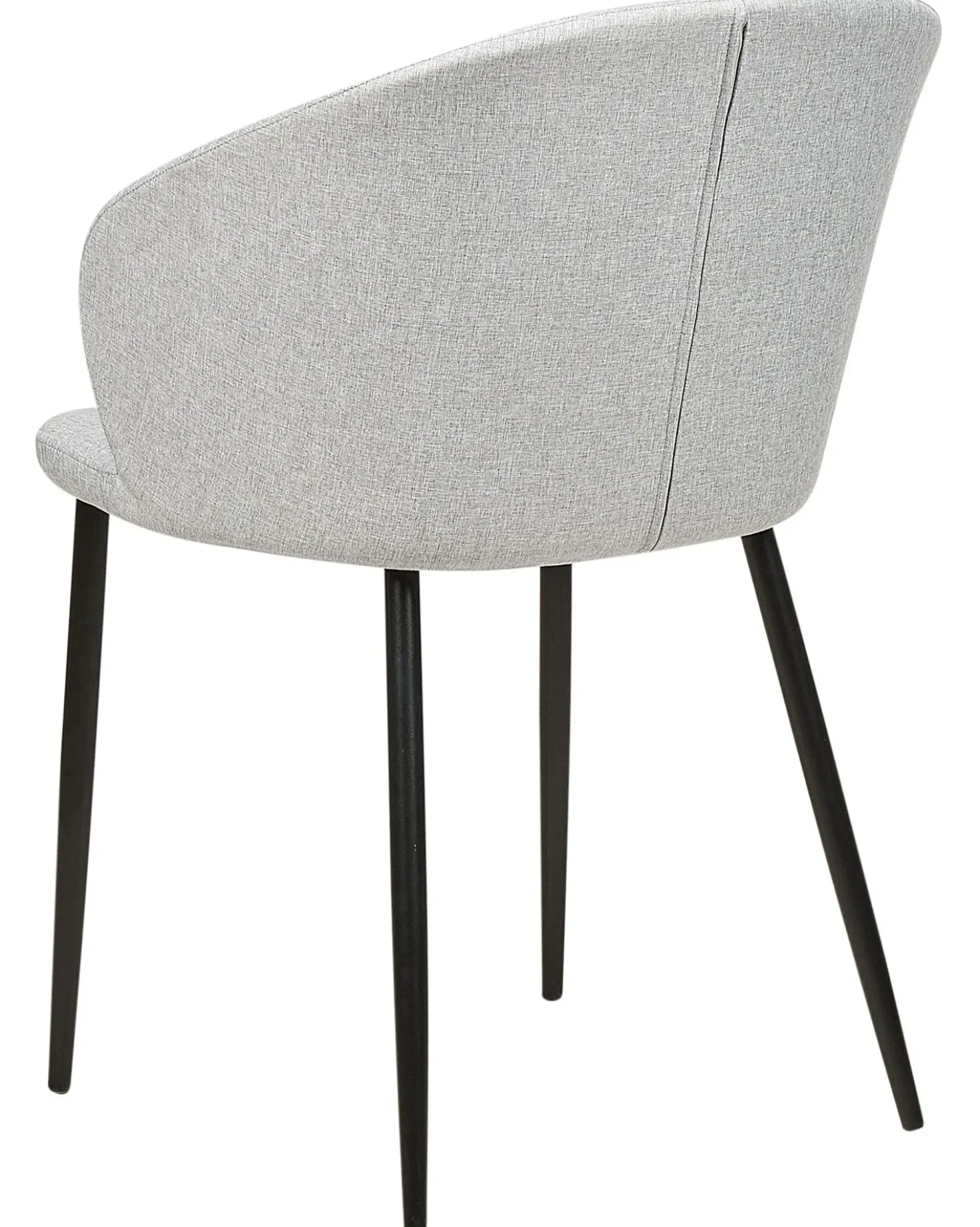 Set di 2 sedie da pranzo MASON Tessuto Grigio chiaro