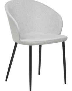 Set di 2 sedie da pranzo MASON Tessuto Grigio chiaro