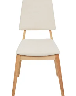 Set di 2 sedie da pranzo MERRILL Legno Beige chiaro