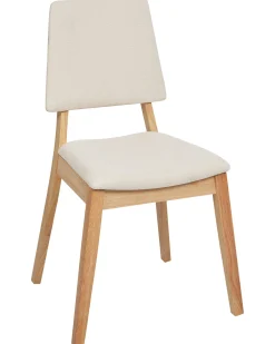 Set di 2 sedie da pranzo MERRILL Legno Beige chiaro
