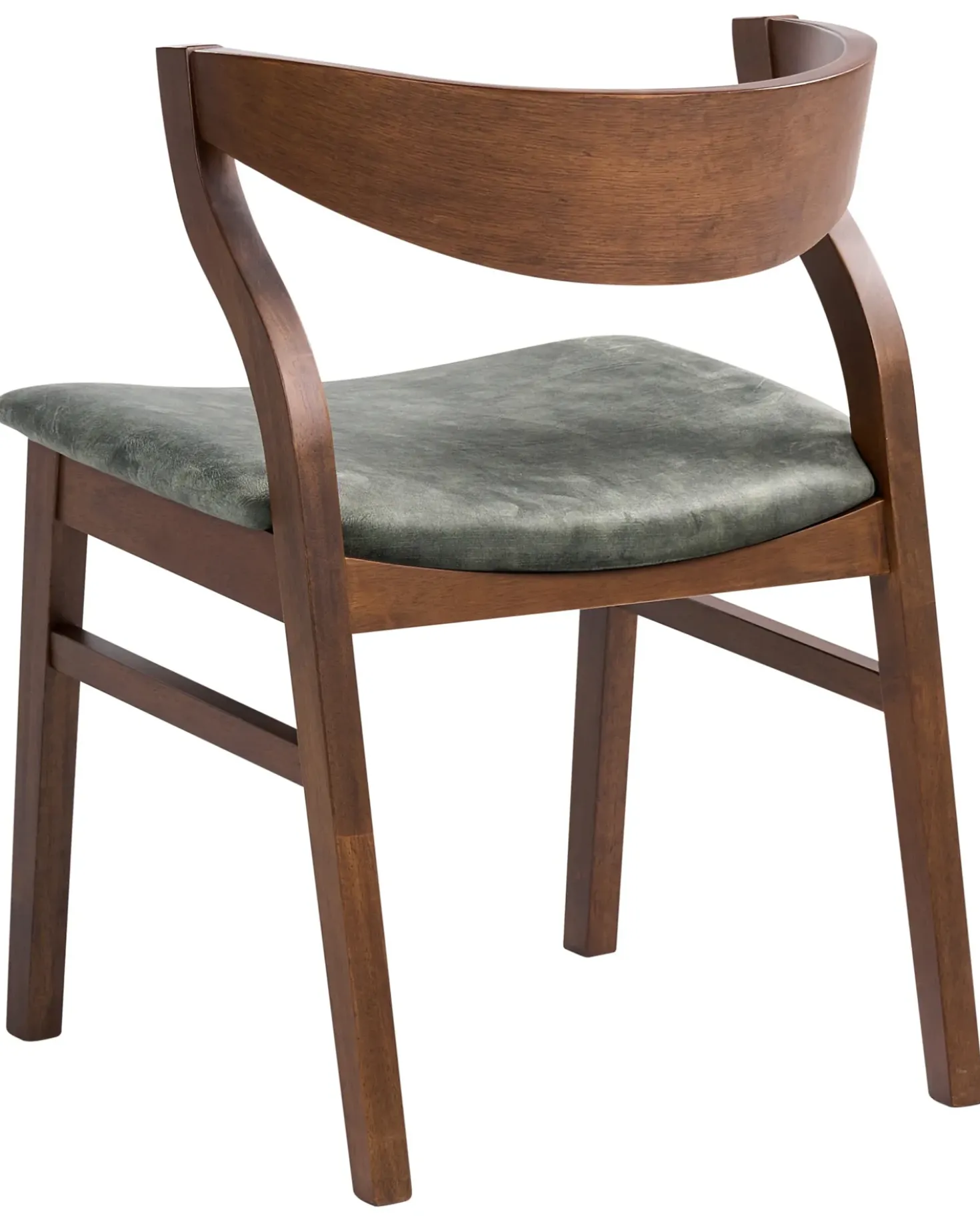 Set di 2 sedie da pranzo MAROA Legno Verde scuro/Marrone