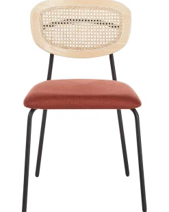 Set di 2 sedie da pranzo MAYETTA Metallo Arancione