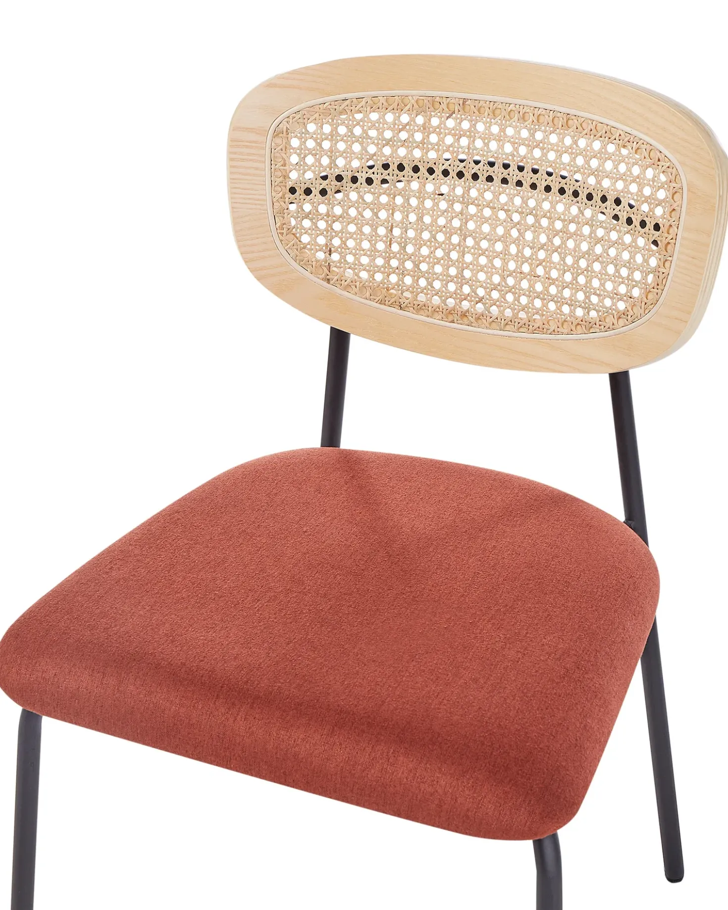 Set di 2 sedie da pranzo MAYETTA Metallo Arancione