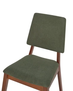 Set di 2 sedie da pranzo MERRILL Legno Verde scuro