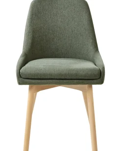 Set di 2 sedie da pranzo MELFORT Tessuto Verde scuro