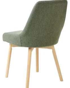 Set di 2 sedie da pranzo MELFORT Tessuto Verde scuro