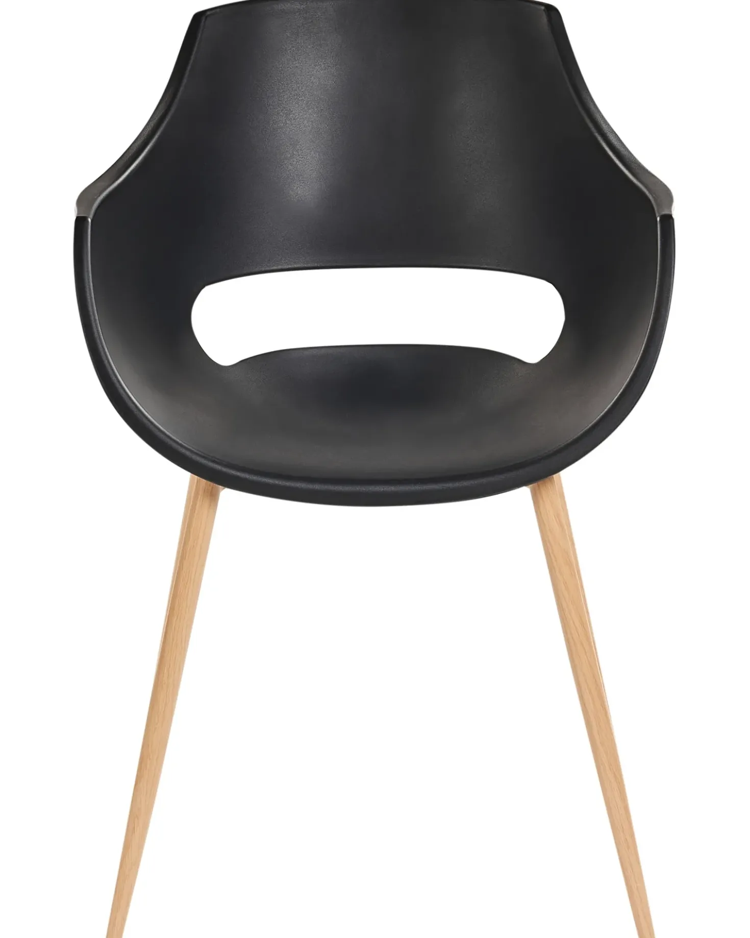 Set di 4 sedie da pranzo MILLERS Nero