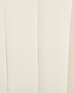 Set di 2 sedie da pranzo MARIPOSA Velluto Bianco sporco