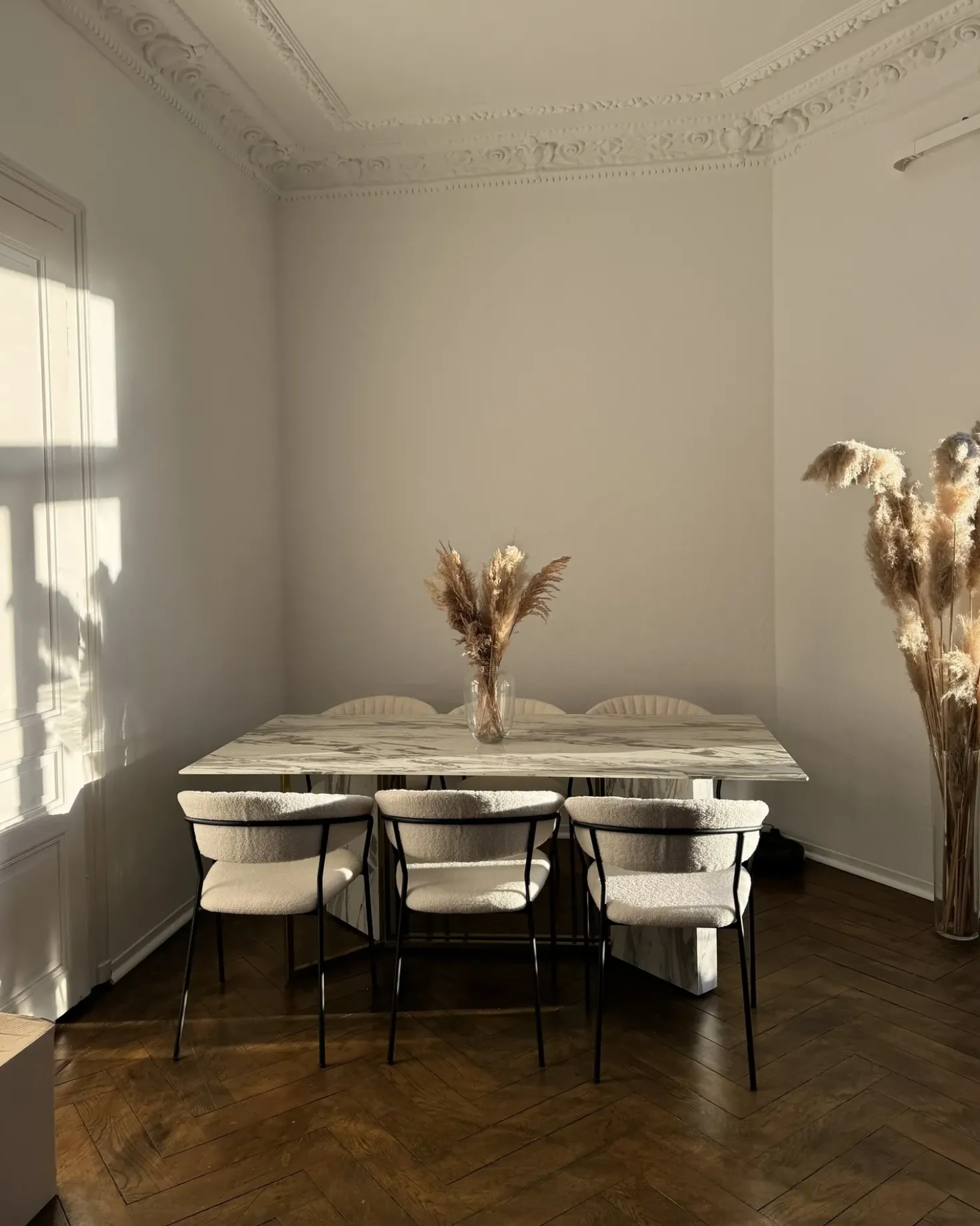 Set di 2 sedie da pranzo MARIPOSA Velluto Bianco sporco