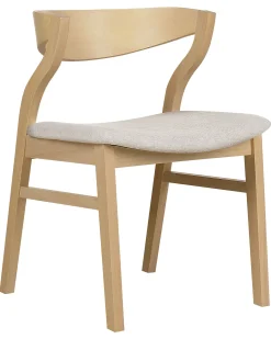 Set di 2 sedie da pranzo MAROA Legno Beige