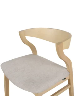 Set di 2 sedie da pranzo MAROA Legno Beige