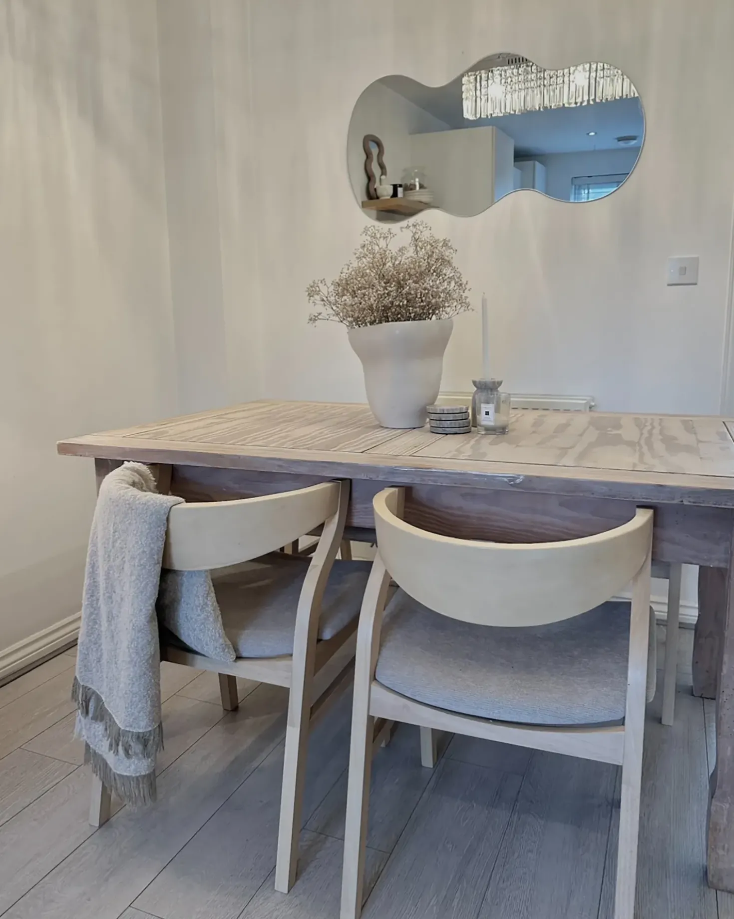 Set di 2 sedie da pranzo MAROA Legno Beige