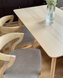 Set di 2 sedie da pranzo MAROA Legno Beige
