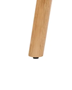 Set di 2 sedie da pranzo MYLO Tessuto Marrone chiaro/Marrone
