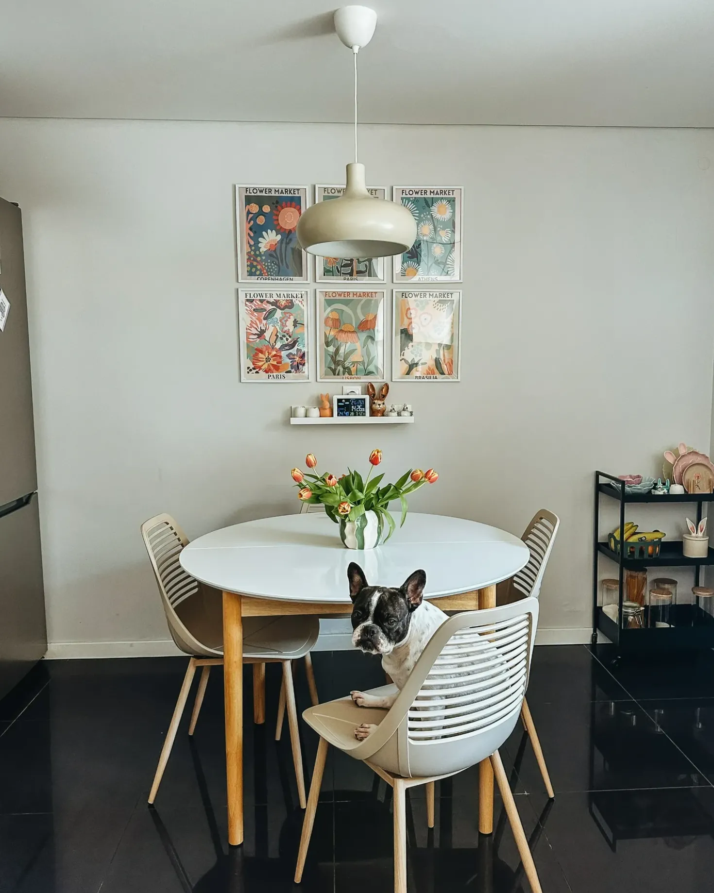 Set di 4 sedie da pranzo MONTELLO Beige