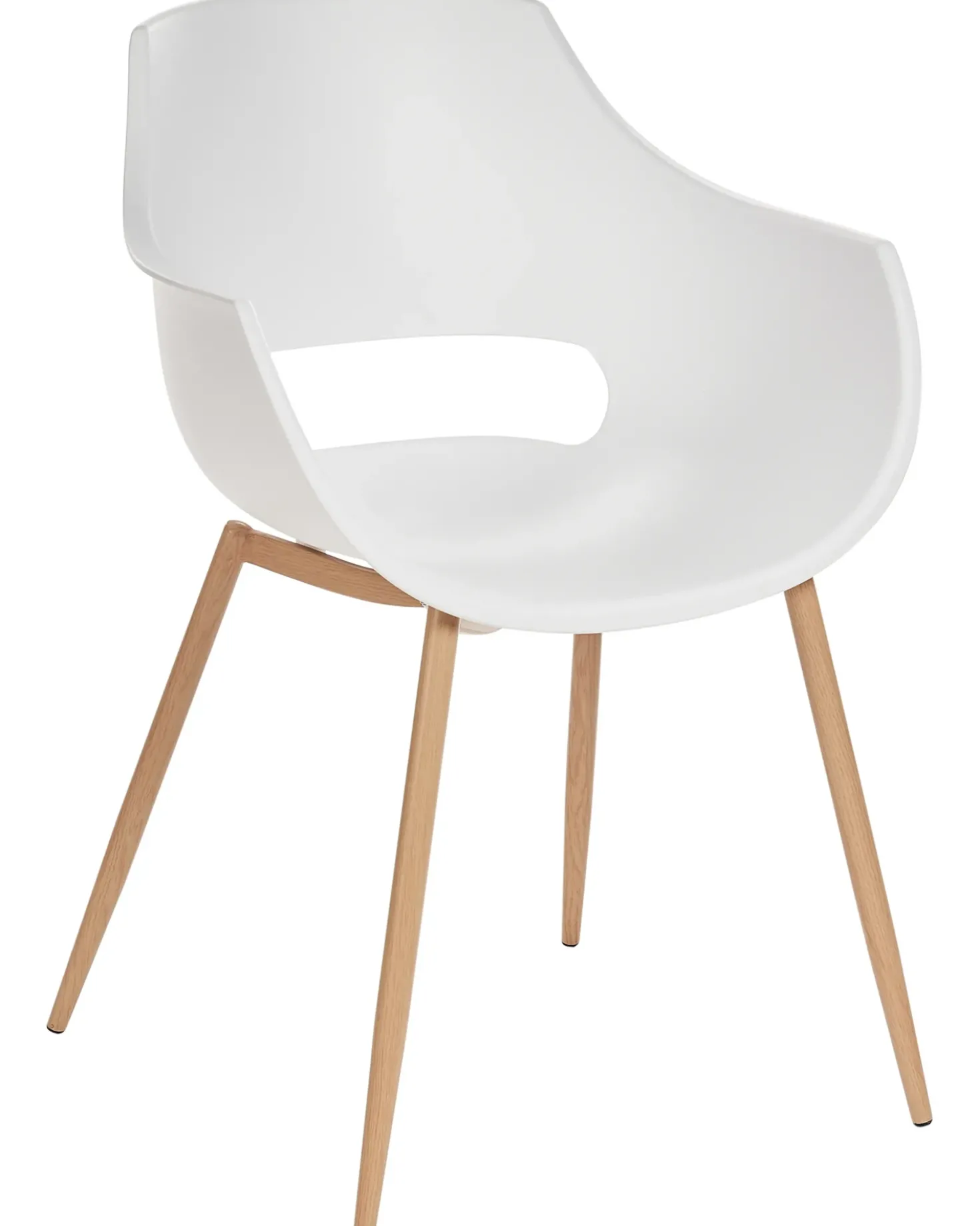 Set di 4 sedie da pranzo MILLERS Bianco