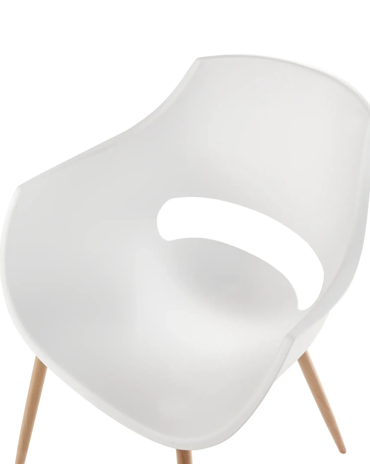 Set di 4 sedie da pranzo MILLERS Bianco