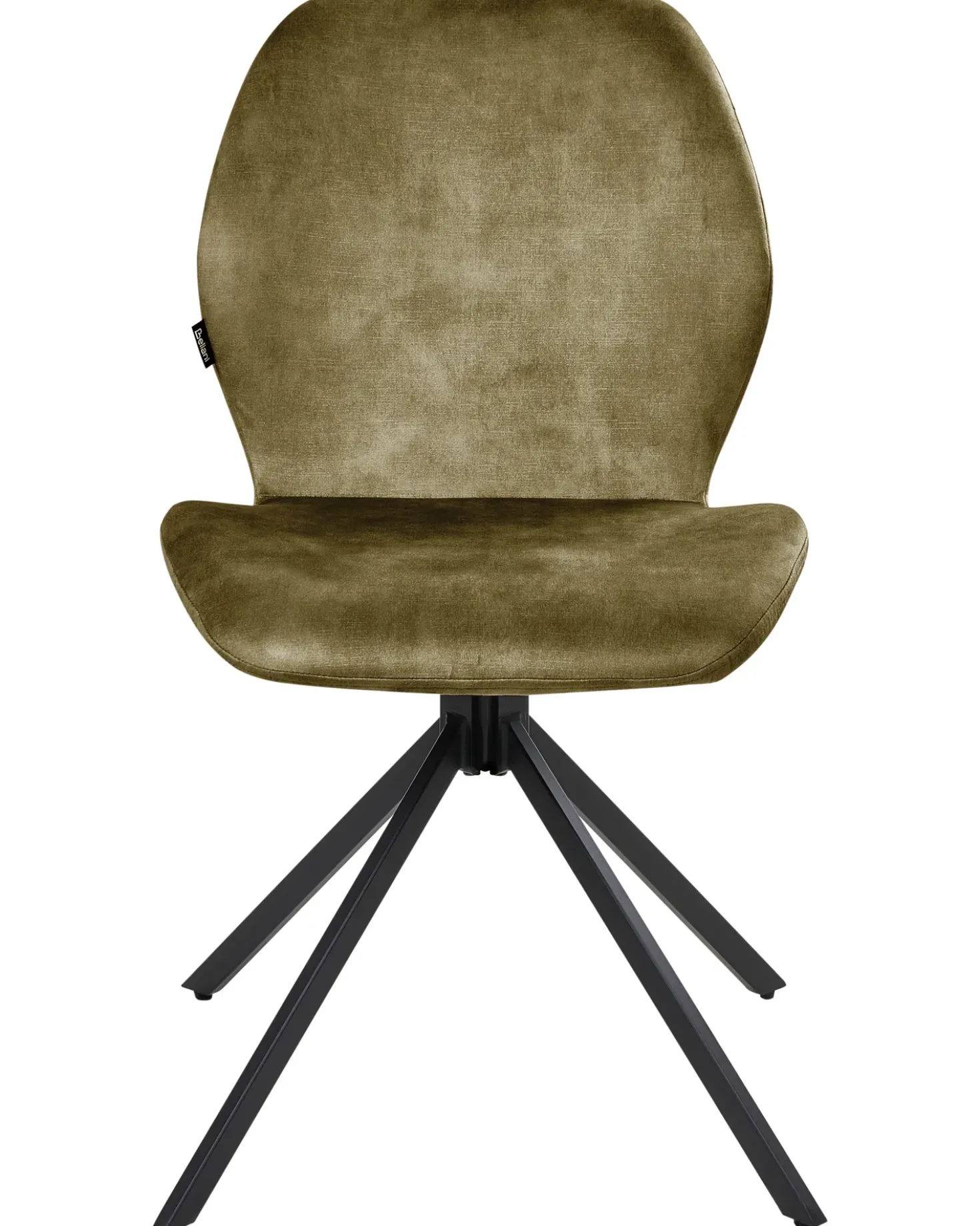 Set di 4 sedie da pranzo MORRISON Velluto Verde